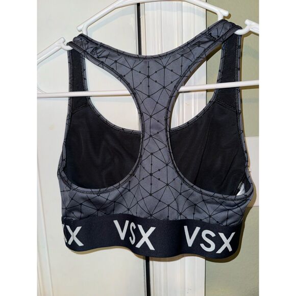 NWOT Victoria Secret Sports Bra Geometric Pattern Sz S - Picture 2 of 4